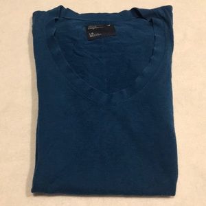 American Eagle teal tunic sweater